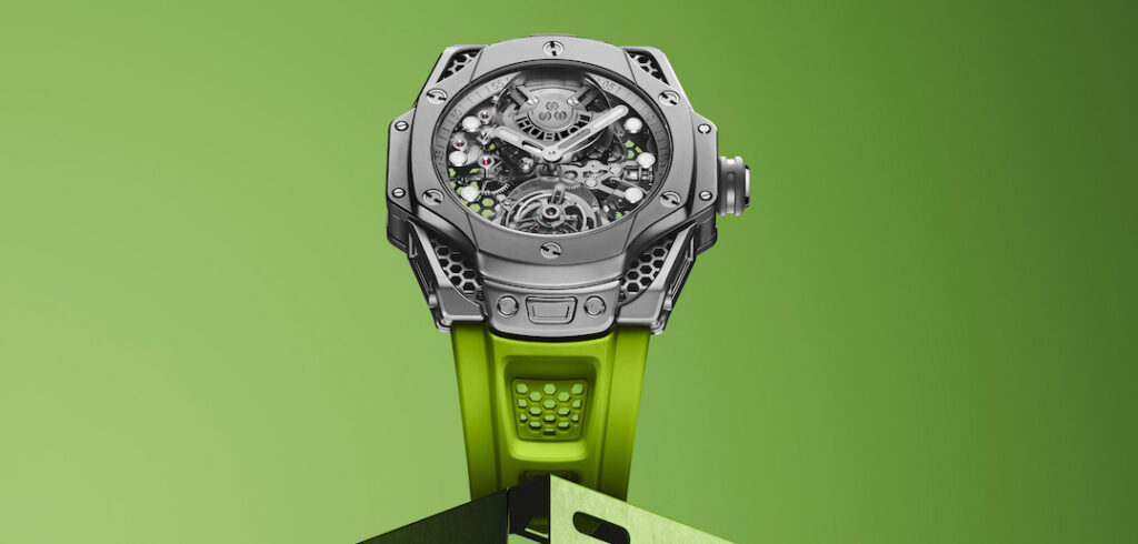 Hublot taps Dr Samuel Ross, founder and creative director of A-COLD-WALL, to create a bold new take on the Big Bang Tourbillion. 