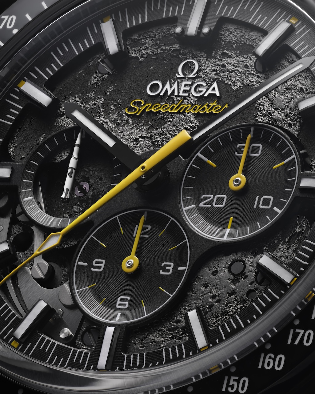 Five years after its initial release, Omega revisits its popular Speedmaster Dark Side of the Moon Apollo 8 timepiece.