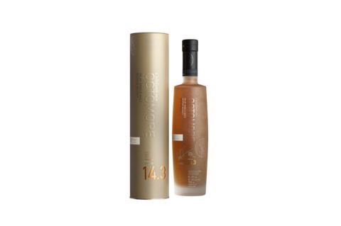 Scotland's Bruichladdich Distillery has unveiled the 14th annual series of Octomore, its super-heavily peated single malt whisky.