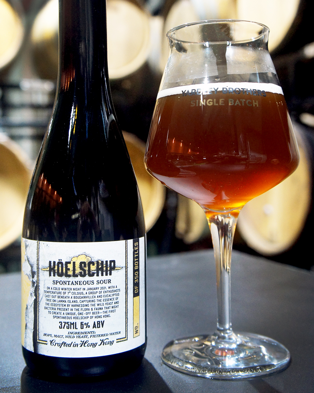 If you have a hankering for top-notch craft beer you're in luck with the ultra-limited release of the first commercially-brewed Yardley Brothers Koëlschip spontaneously fermented ale.