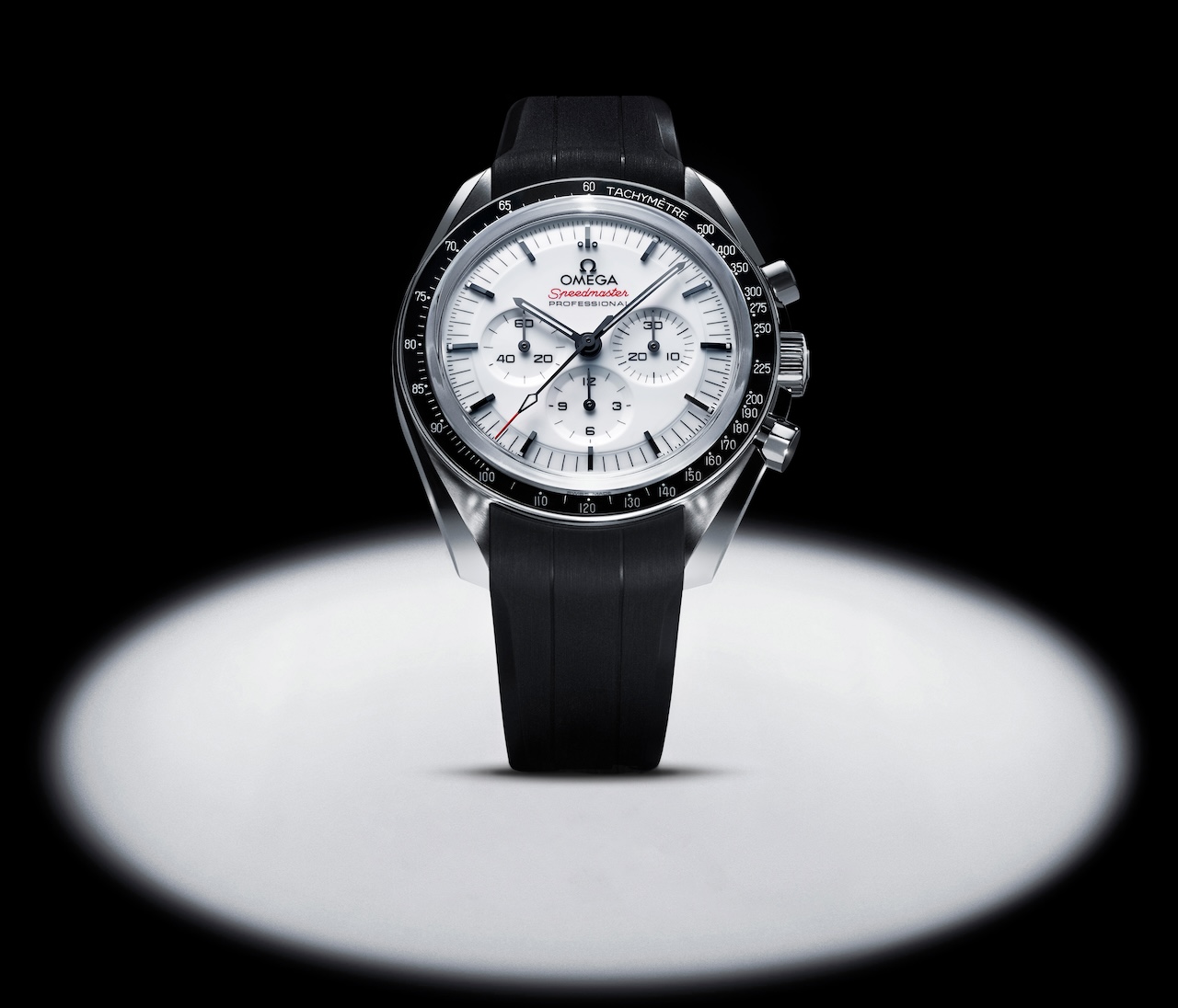Omega has added to its most popular chronograph lineup with the arrival of the Omega Speedmaster Moonwatch in lacquered white.