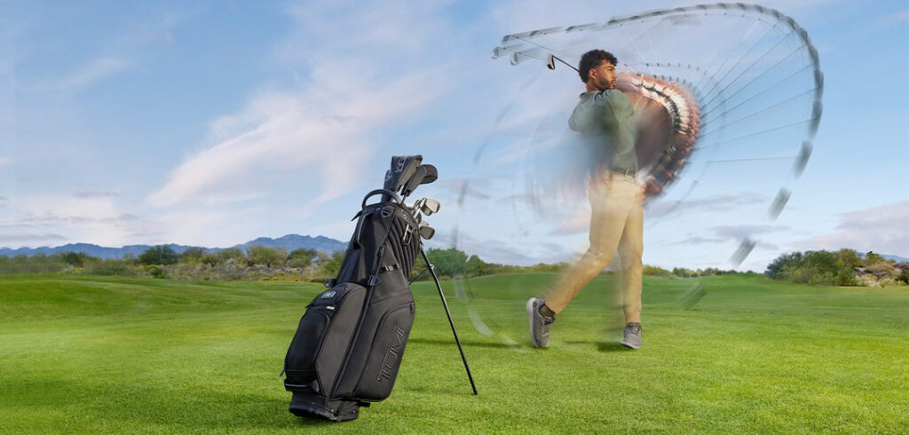 Lifestyle and luggage brand Tumi has turned its attention to the fairway with its new collection of golf bags and accessories.