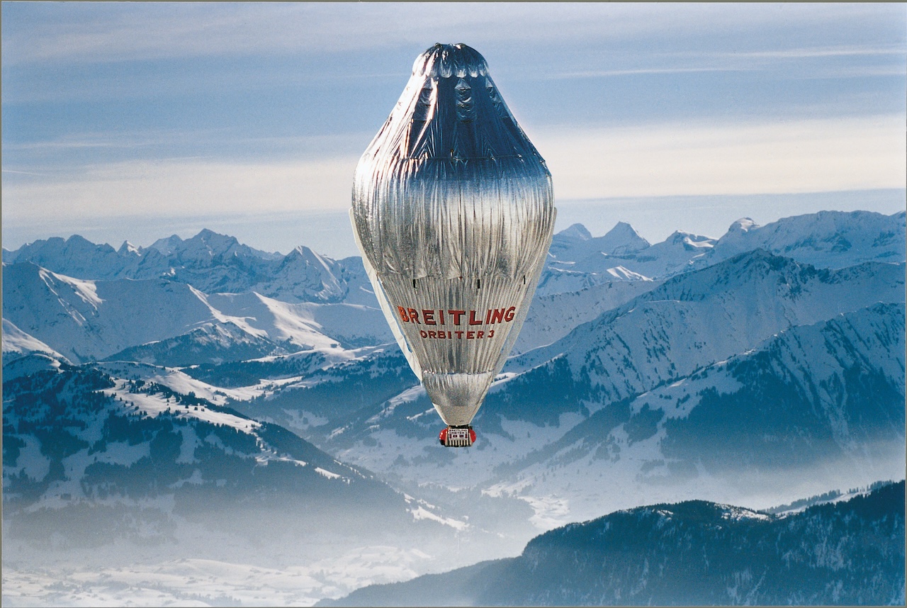 Breitling celebrates the 25th anniversary of the first nonstop balloon flight around the world with the release of the Aerospace B70 Orbiter.